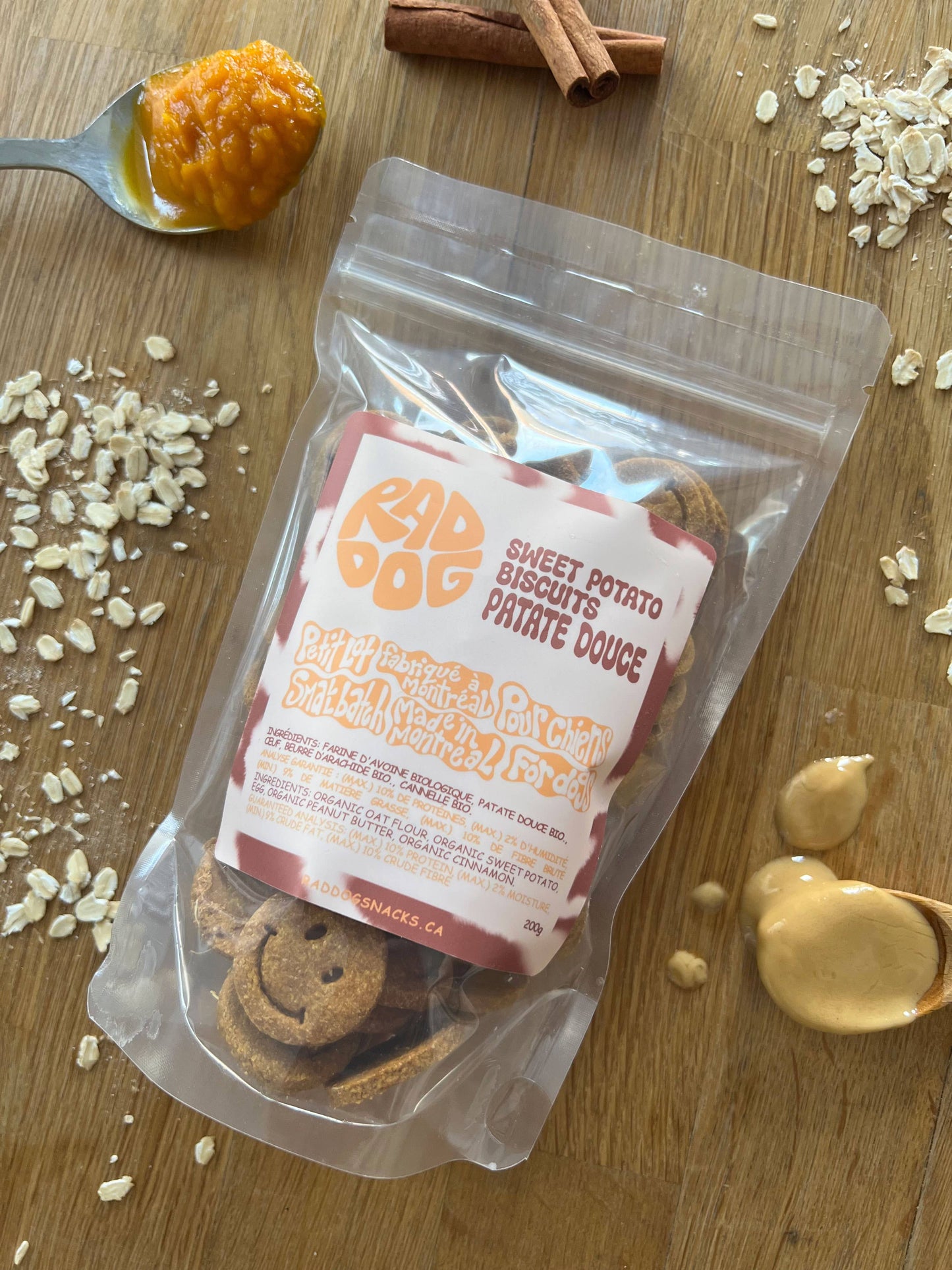 Rad Dog Goods | Biscuits à la patate douce