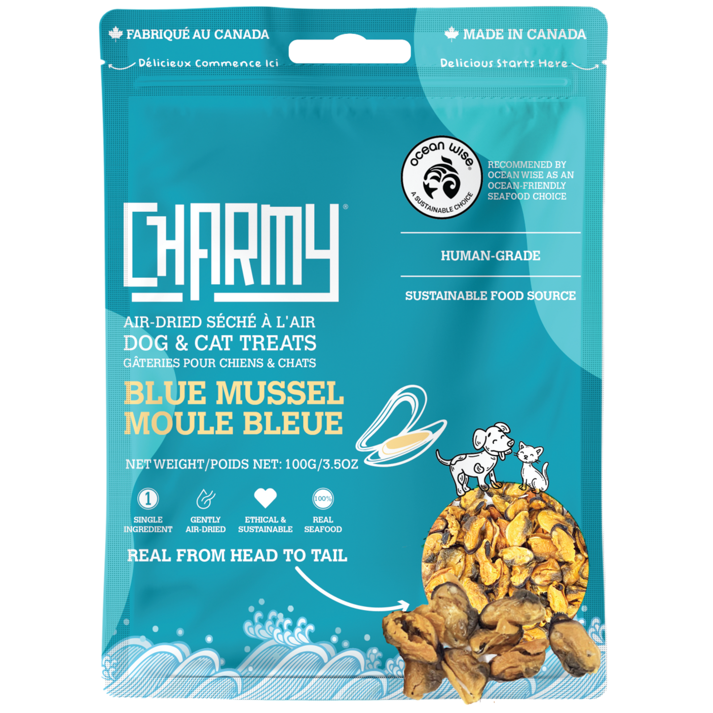 Moules bleues