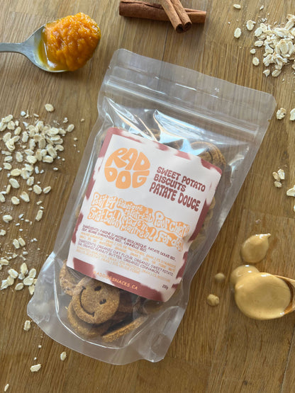 Rad Dog Goods | Biscuits à la patate douce
