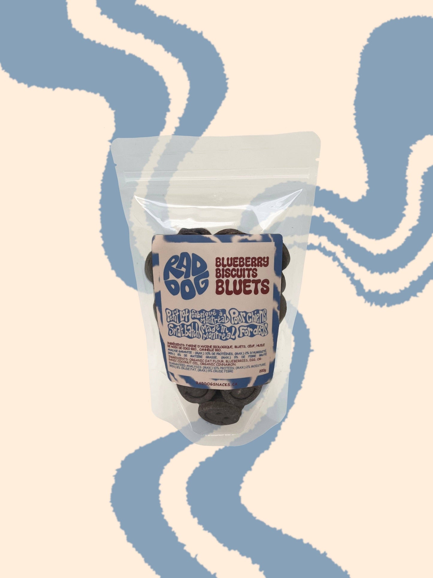Rad Dog Goods | Biscuits aux bleuets