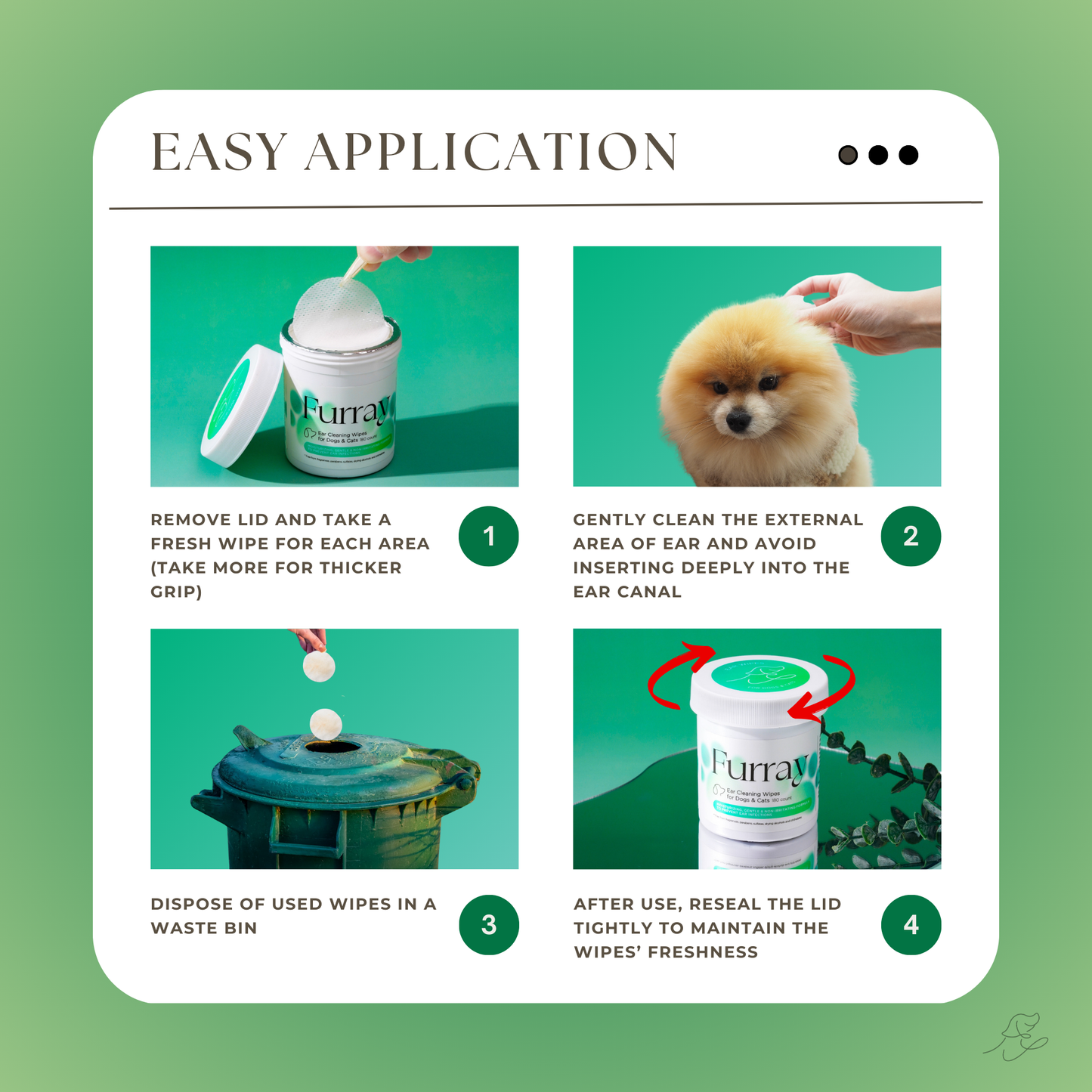 Furray | Lingettes nettoyantes pour oreilles