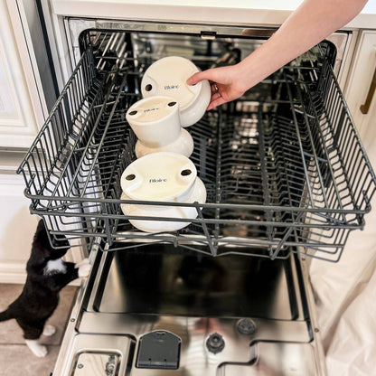 Ecocat - Gamelle à eau crème pour chat en céramique