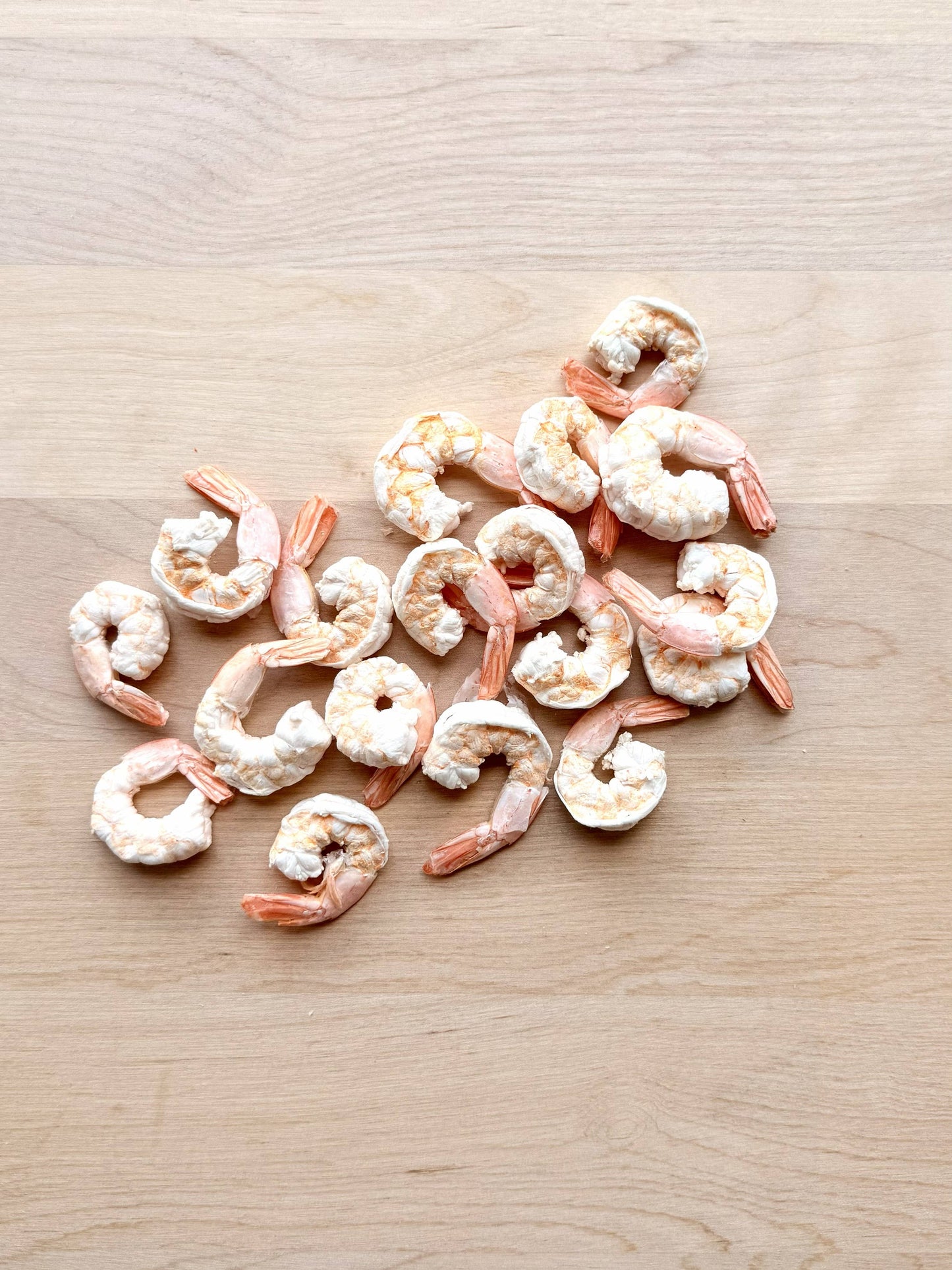 Crevettes lyophilisées