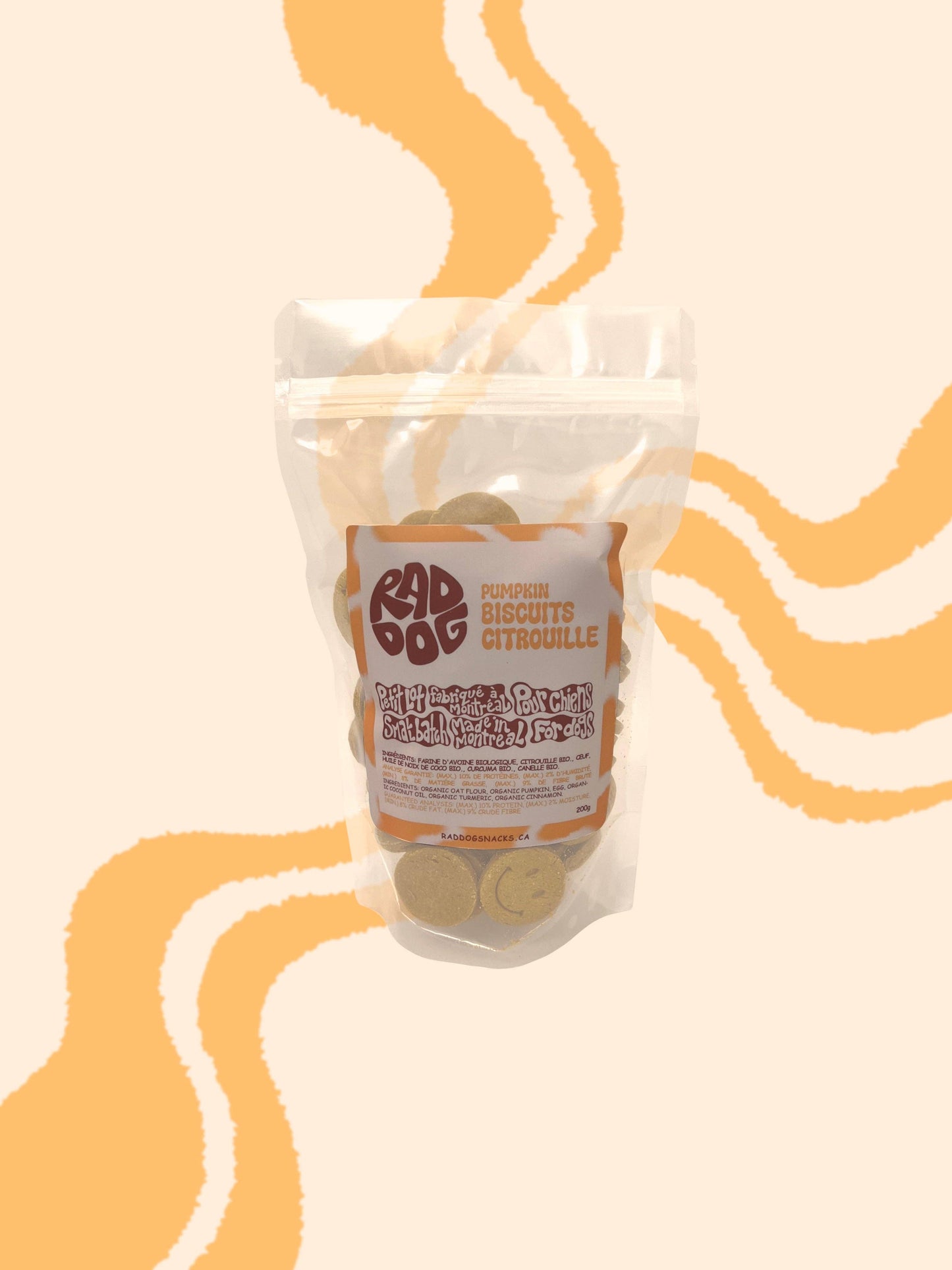 Rad Dog Goods | Biscuits à la citrouille