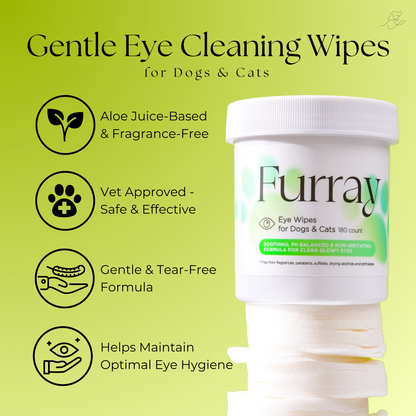 Furray | Lingettes nettoyantes pour les yeux