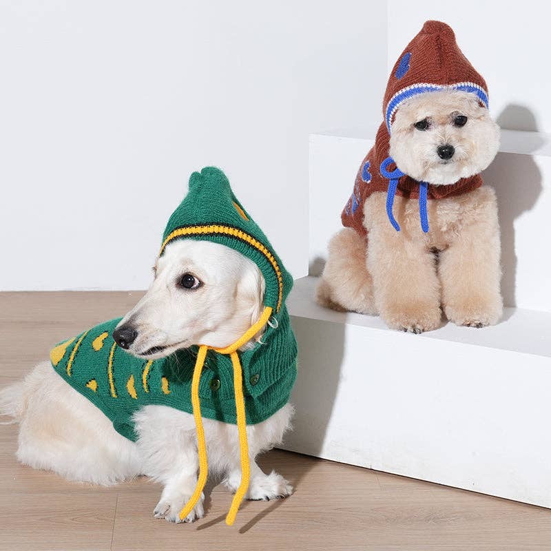 Puppy Gallery | Ensemble gilet et bonnet tricotés