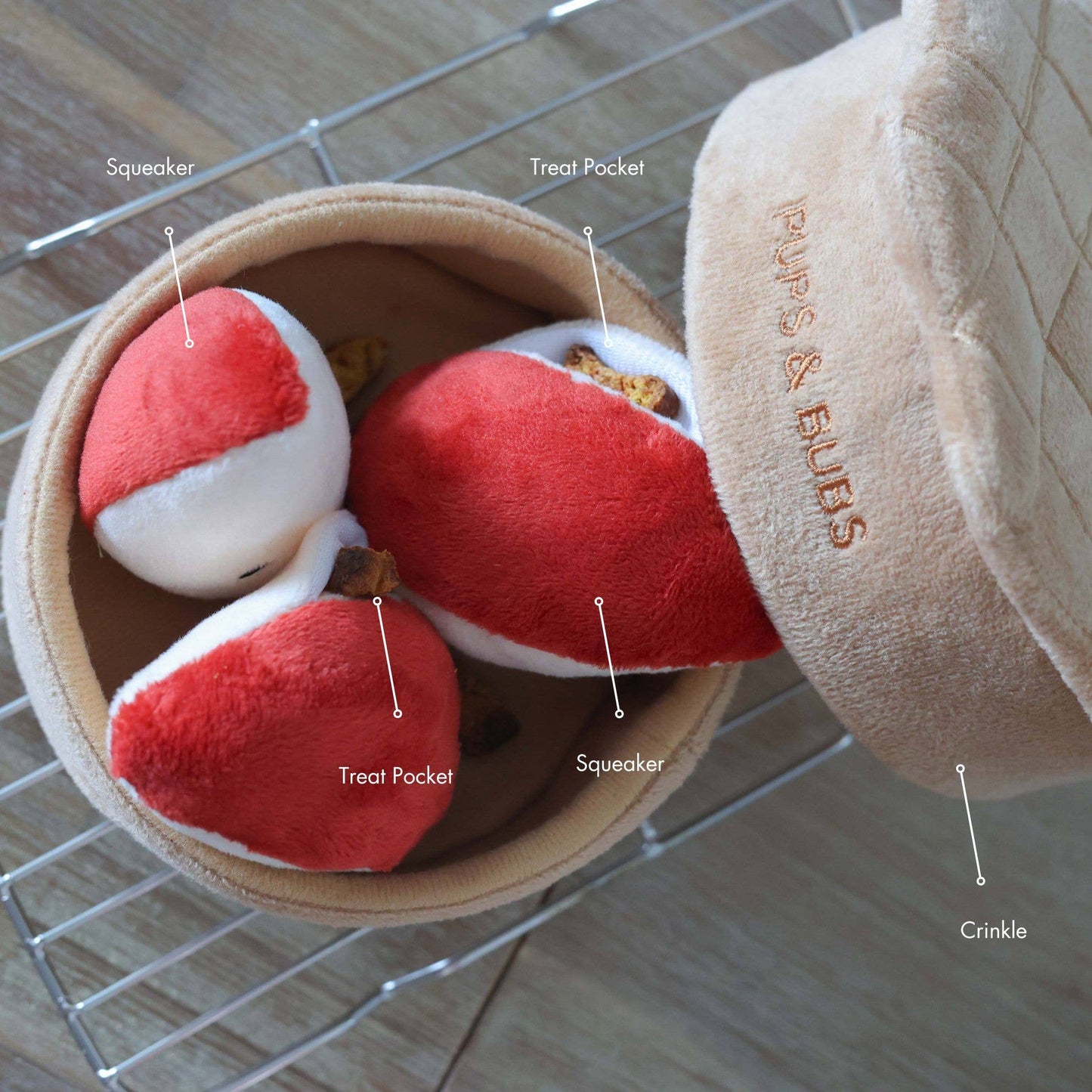 Pups & Bubs | Tarte aux pommes interactive