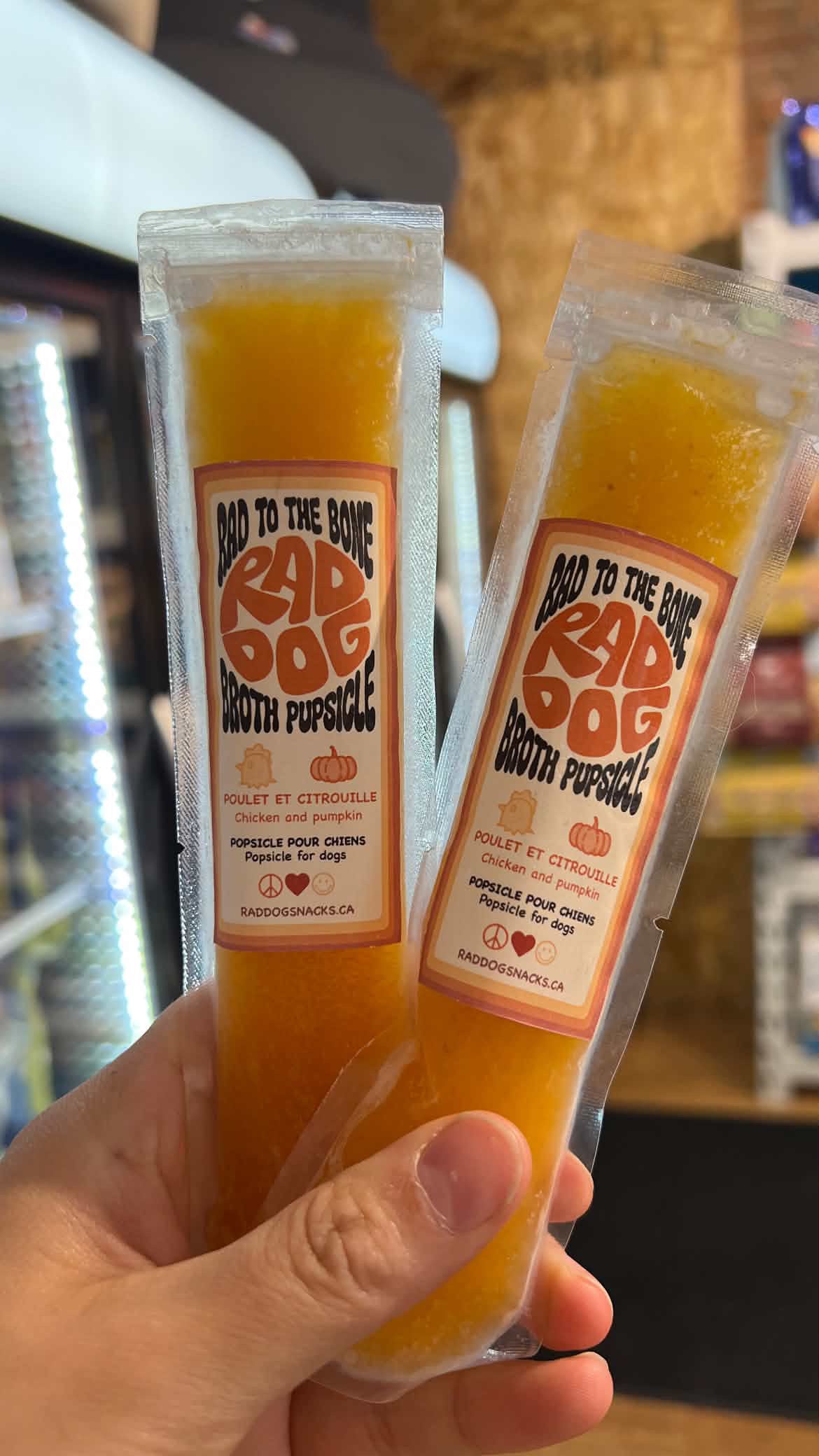 Rad Dog Goods | pupsicle poulet et citrouille