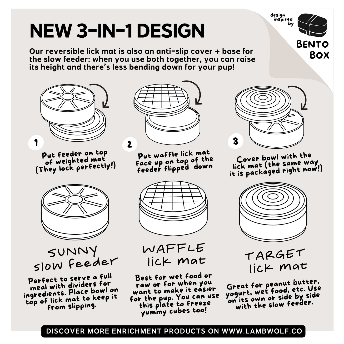 Lambwolf Collective | Bento 3 en 1