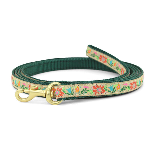 Up Country | Laisse pour petit chien |Tapisserie florale