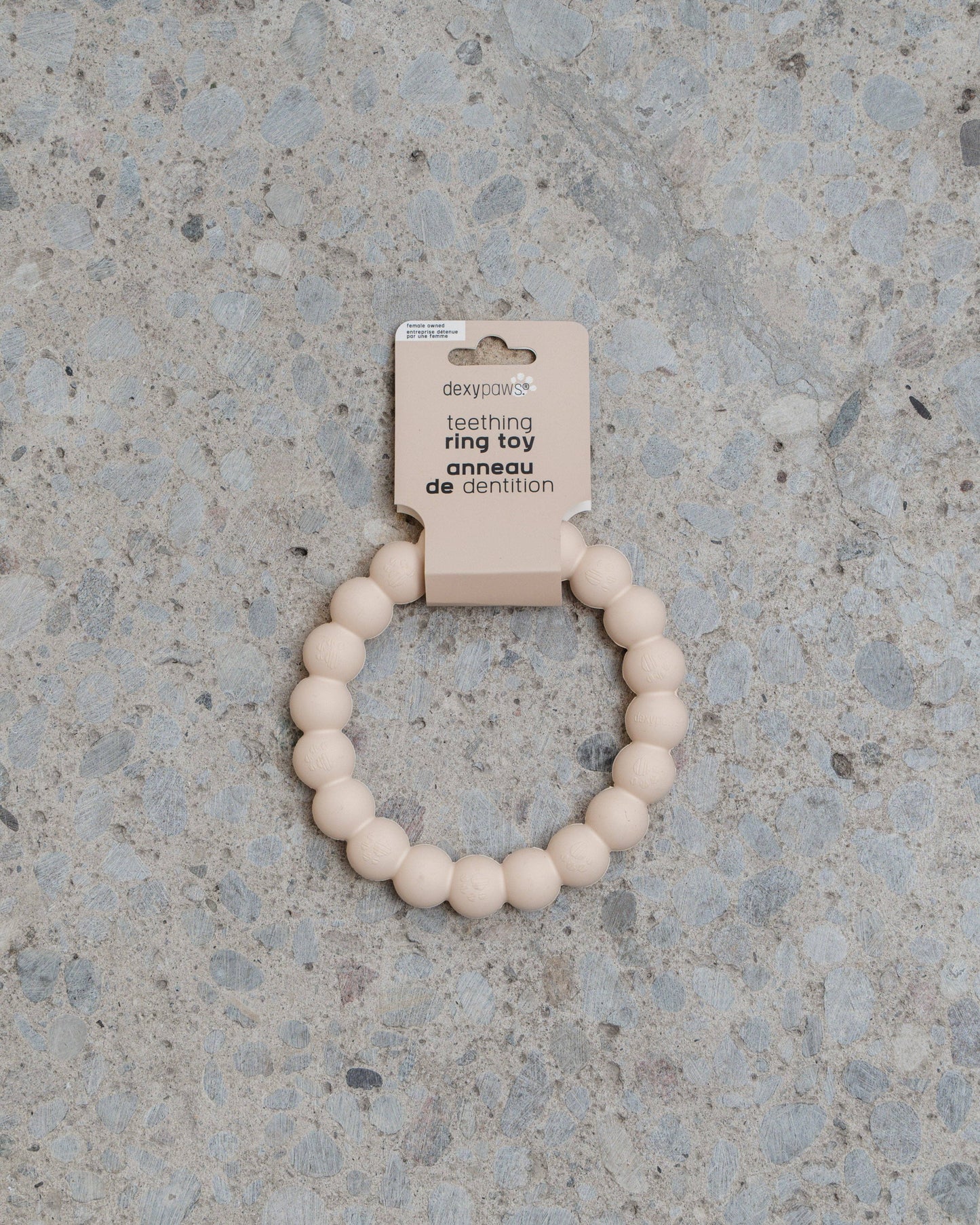 Dexy Paws | Anneau de dentition agressif | Nude