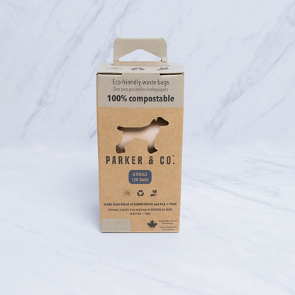 Parker & Co. - Sacs à crottes compostables unitaires