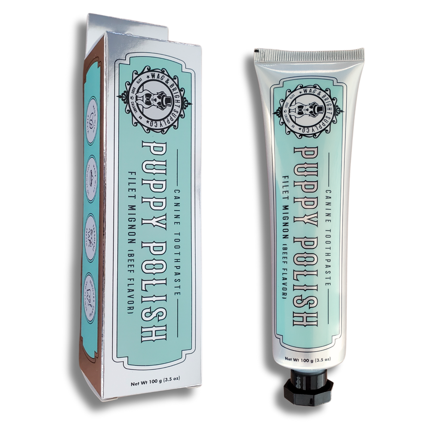 Wag & Bright | Dentifrice pour chiens | Filet mignon