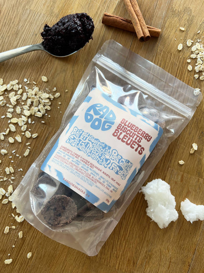 Rad Dog Goods | Biscuits aux bleuets